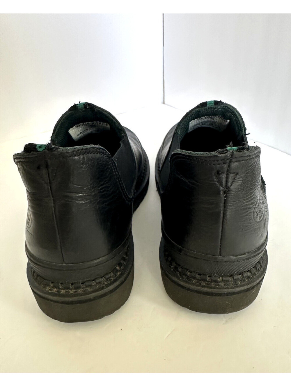Georgia Giant Romeo Slip Resistant Work Shoes Mens 10.5 M Black Leather - Picture 4 of 8